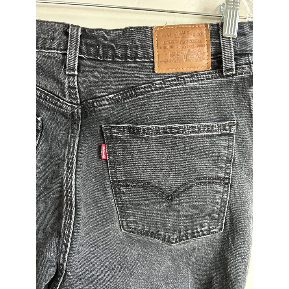 Levi's Jeans 70s High Slim straight Premium Womens 29 Faded Black Denim - Picture 11 of 11
